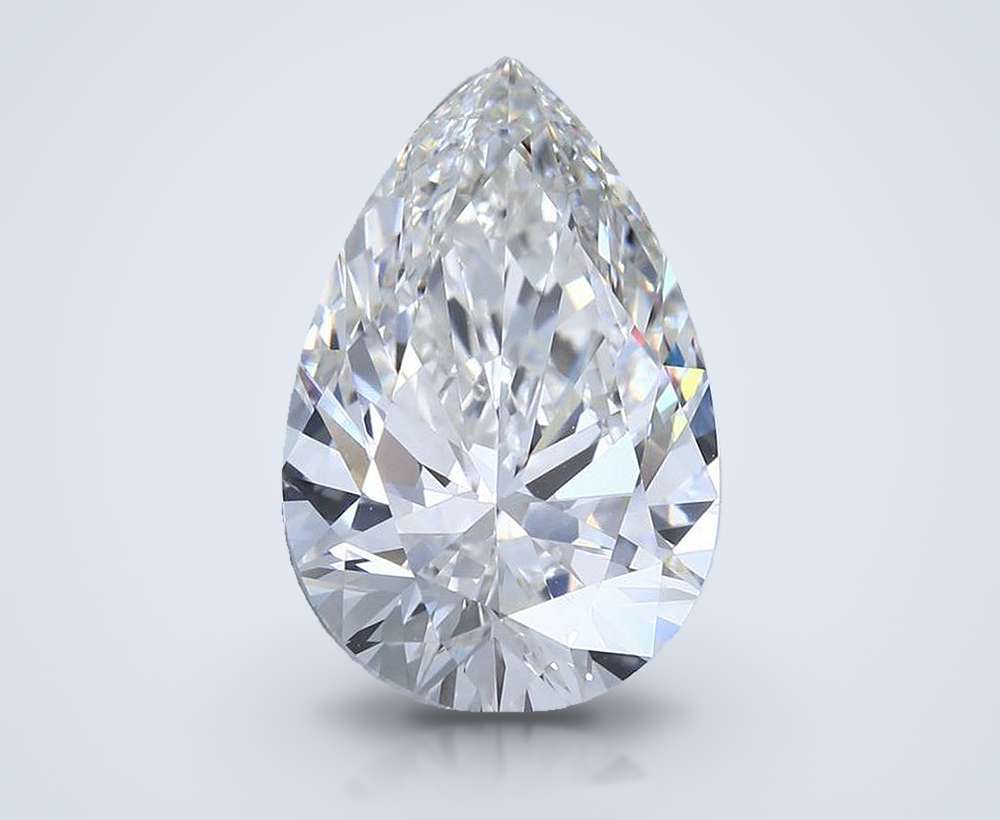 9.57 Carat Pear Lab Diamond