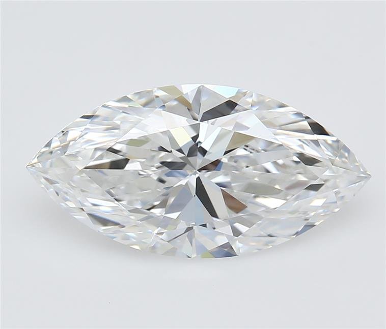 2.01ct D VVS2 Rare Carat Ideal Cut Marquise Lab Grown Diamond