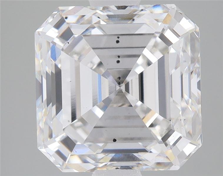 4.03ct G SI1 Rare Carat Ideal Cut Asscher Lab Grown Diamond