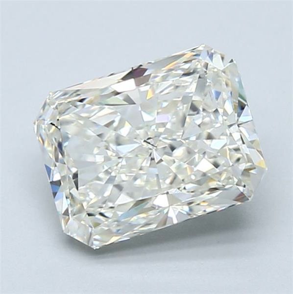 2.23ct J SI1 Rare Carat Ideal Cut Radiant Diamond