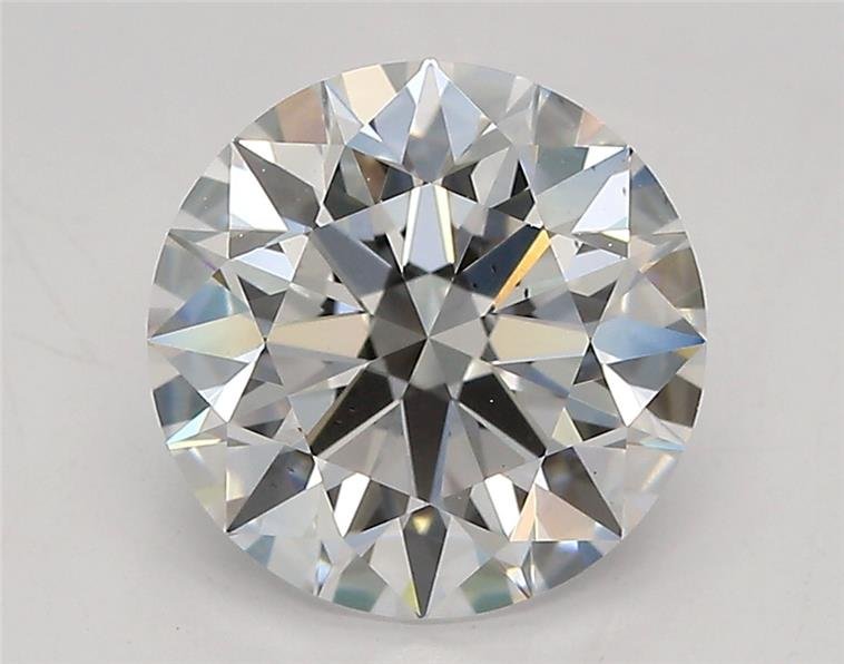 2.06ct D VS2 Rare Carat Ideal Cut Round Lab Grown Diamond