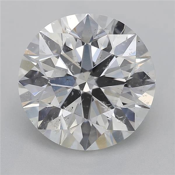 2.51ct H SI2 Rare Carat Ideal Cut Round Diamond