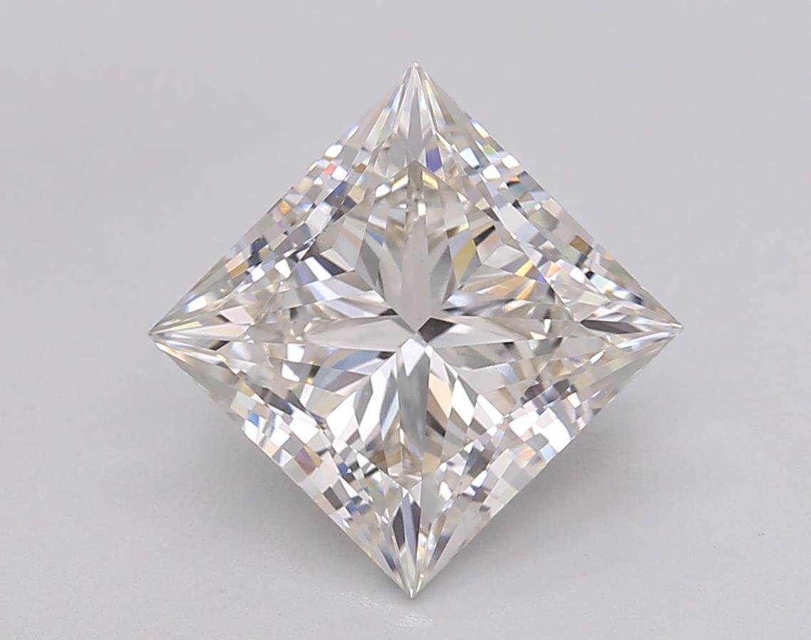 4.15ct H VS1 Rare Carat Ideal Cut Princess Lab Grown Diamond