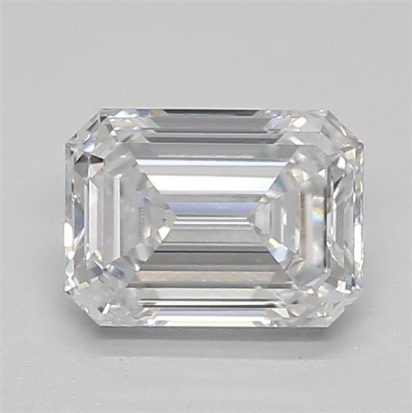 0.92ct D VVS2 Rare Carat Ideal Cut Emerald Lab Grown Diamond