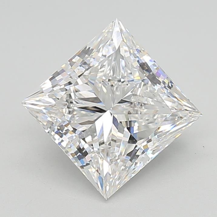 2.98ct D VS1 Rare Carat Ideal Cut Princess Lab Grown Diamond