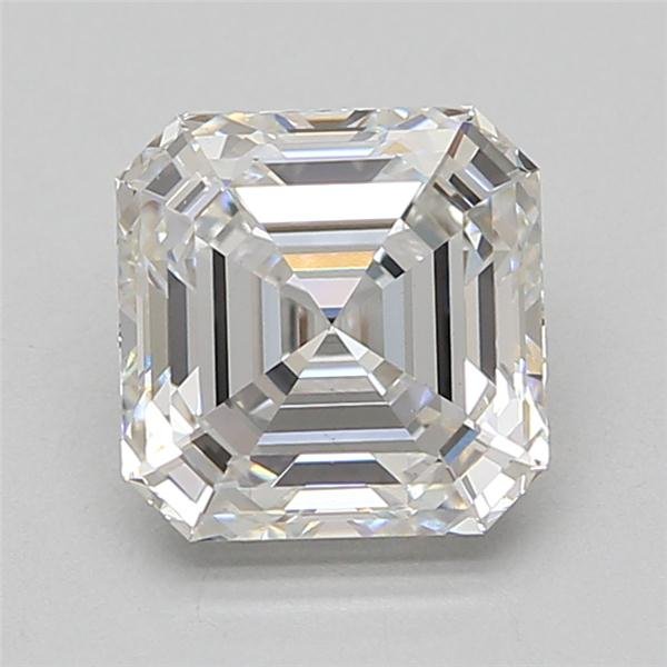 3.05ct E VS1 Rare Carat Ideal Cut Asscher Lab Grown Diamond