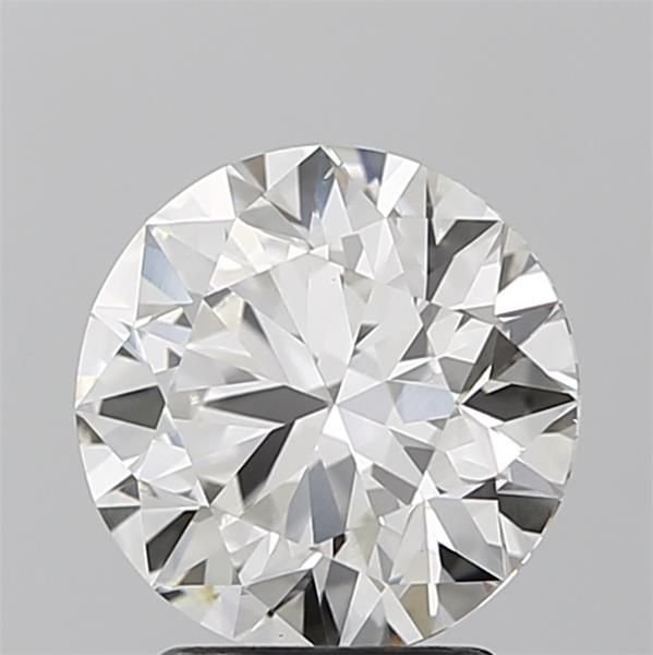 2.45ct H VS1 Excellent Cut Round Lab Grown Diamond