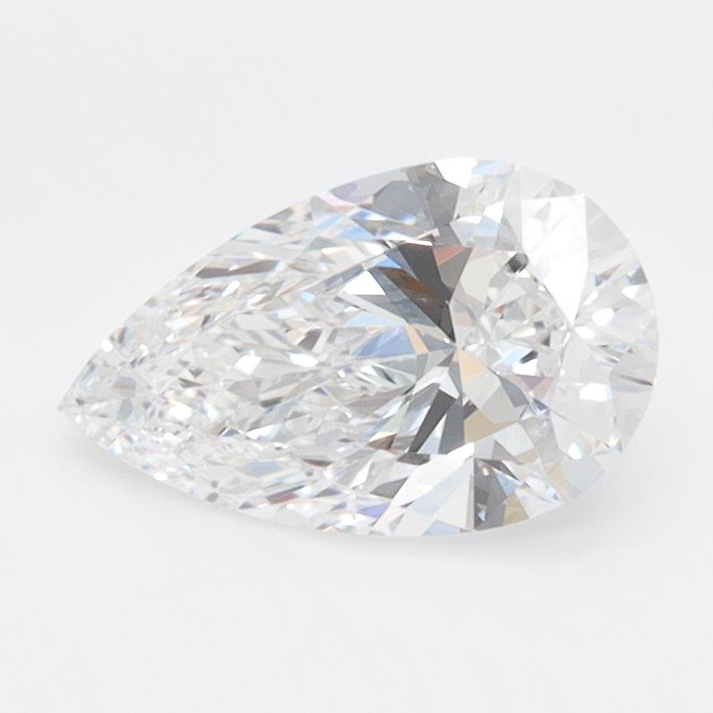1.09ct D VVS1 Rare Carat Ideal Cut Pear Lab Grown Diamond