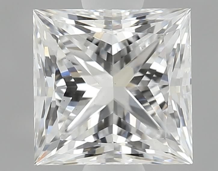 0.89ct E VS1 Rare Carat Ideal Cut Princess Lab Grown Diamond