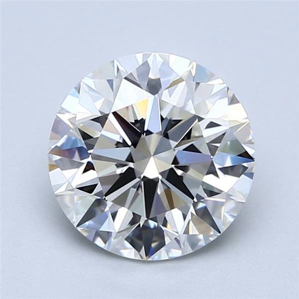 2.01ct H VS1 Rare Carat Ideal Cut Round Diamond