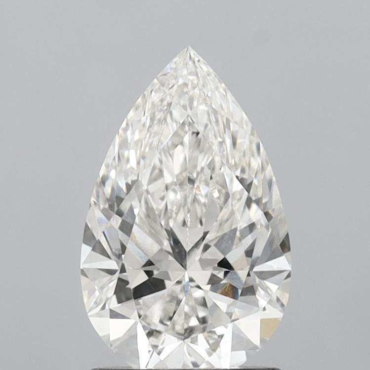 1.57ct H VS1 Rare Carat Ideal Cut Pear Lab Grown Diamond