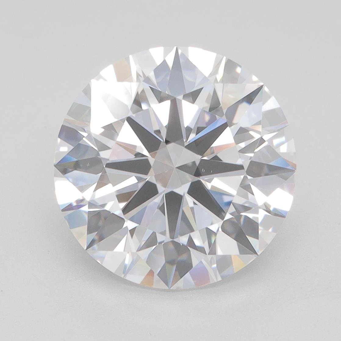 4.27ct D VS1 Rare Carat Ideal Cut Round Lab Grown Diamond