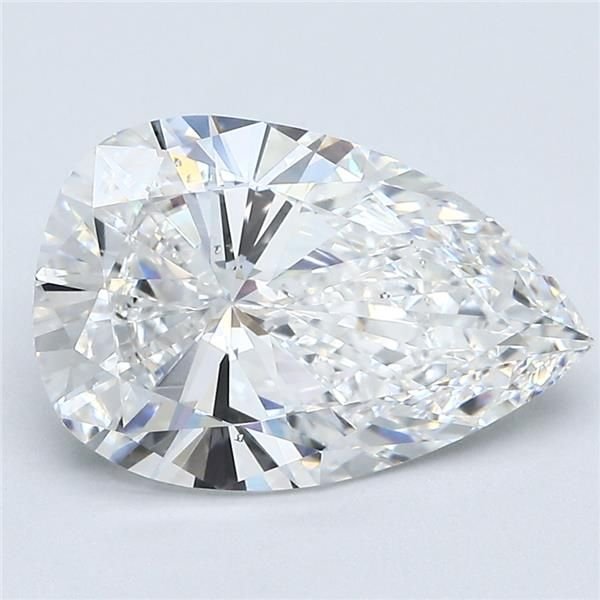 3.06ct F VS2 Very Good Cut Pear Diamond