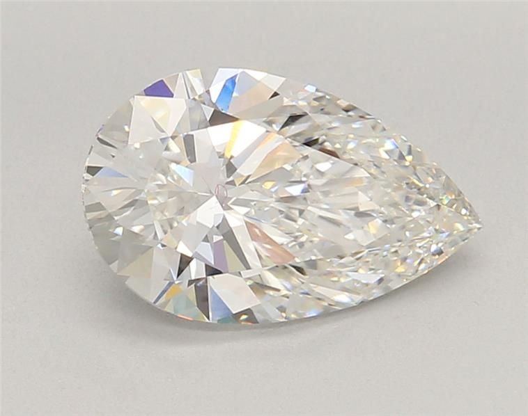 2.56ct G VVS2 Rare Carat Ideal Cut Pear Lab Grown Diamond