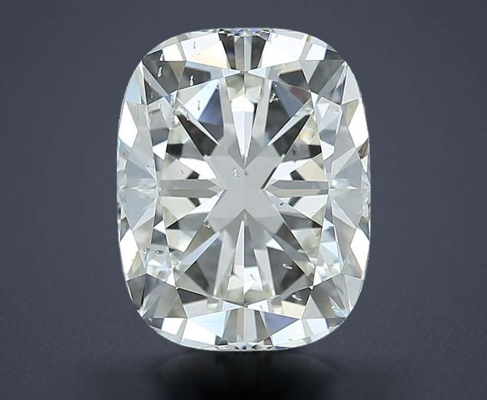 3.50 Carat Cushion Natural Diamond