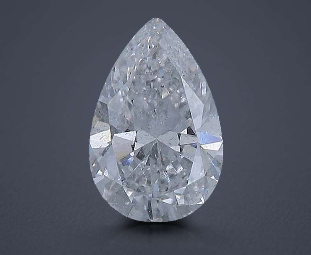 1.23 Carat Pear Natural Diamond