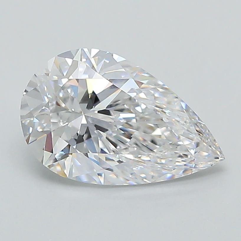 1.44ct D VS1 Rare Carat Ideal Cut Pear Lab Grown Diamond
