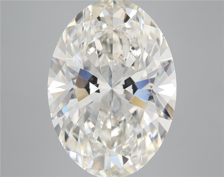 7.38ct H VS1 Rare Carat Ideal Cut Oval Lab Grown Diamond