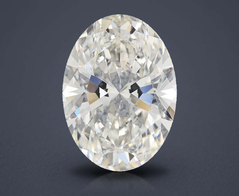 7.38 Carat Oval Lab Diamond