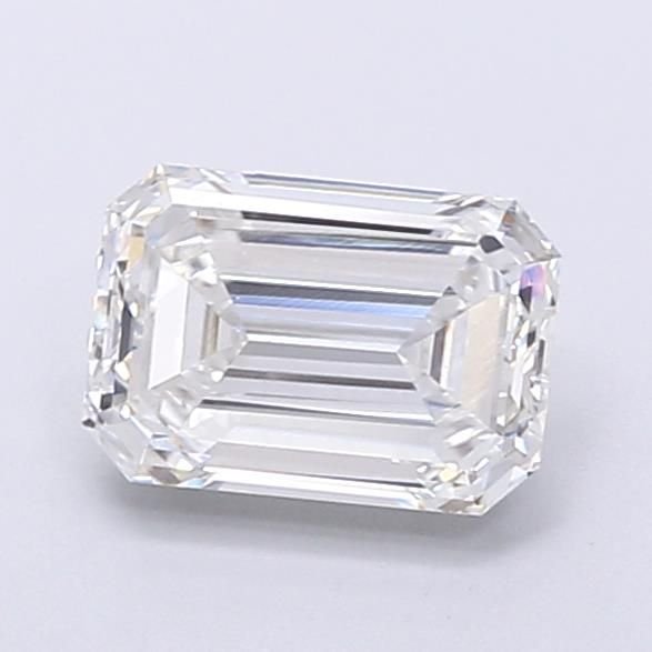 1.43ct F VVS2 Very Good Cut Emerald Lab Grown Diamond