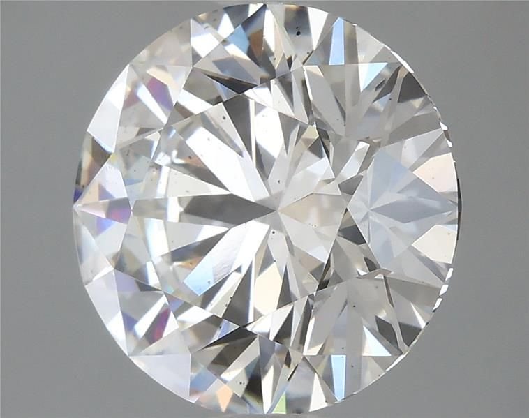 3.26ct F SI1 Rare Carat Ideal Cut Round Lab Grown Diamond