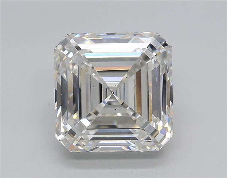 4.05ct G SI1 Rare Carat Ideal Cut Asscher Lab Grown Diamond