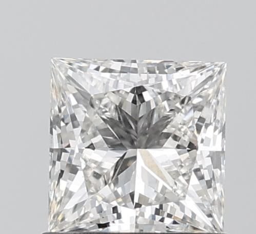 0.97ct G VS1 Rare Carat Ideal Cut Princess Lab Grown Diamond