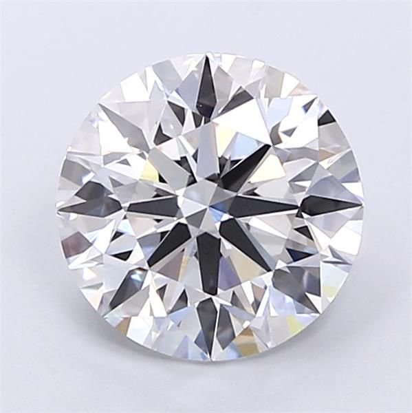 3.27ct E VVS2 Rare Carat Ideal Cut Round Lab Grown Diamond