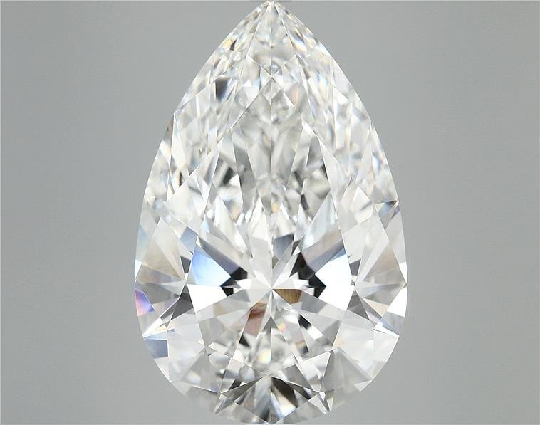 10.67ct F VVS2 Rare Carat Ideal Cut Pear Lab Grown Diamond
