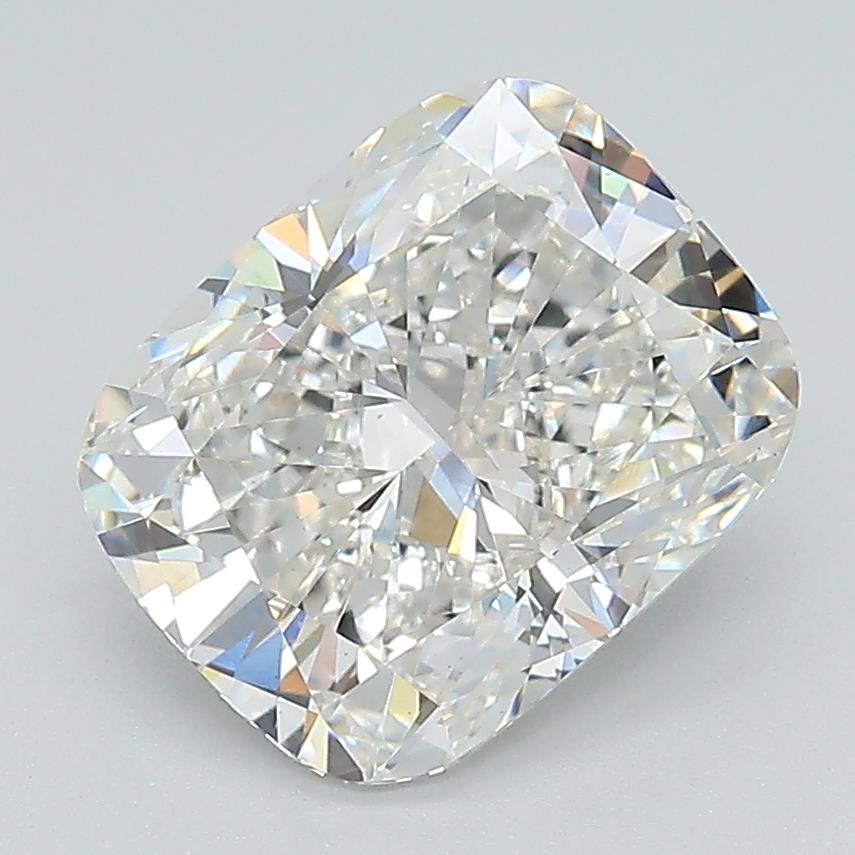 3.04ct F VS1 Rare Carat Ideal Cut Cushion Lab Grown Diamond