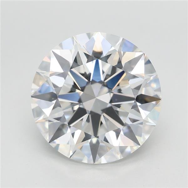 3.25ct E VVS2 Rare Carat Ideal Cut Round Lab Grown Diamond