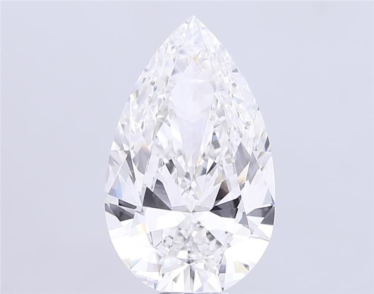 12.01ct F VVS2 Rare Carat Ideal Cut Pear Lab Grown Diamond