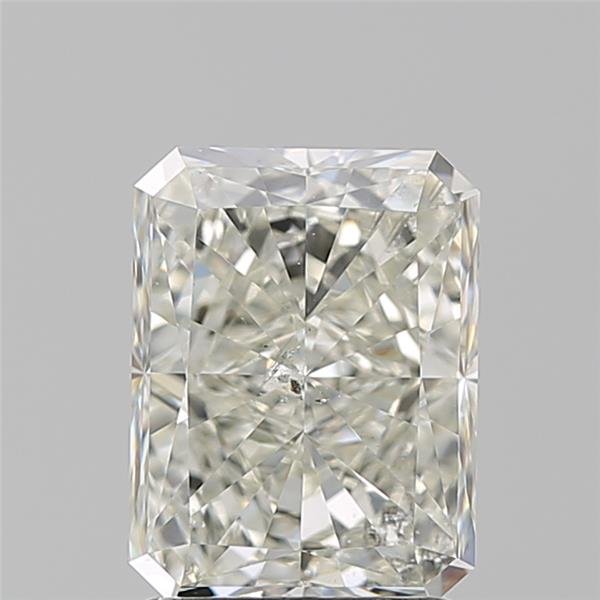 2.03ct K SI2 Rare Carat Ideal Cut Radiant Diamond