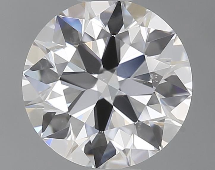 0.74ct D SI1 Rare Carat Ideal Cut Round Diamond