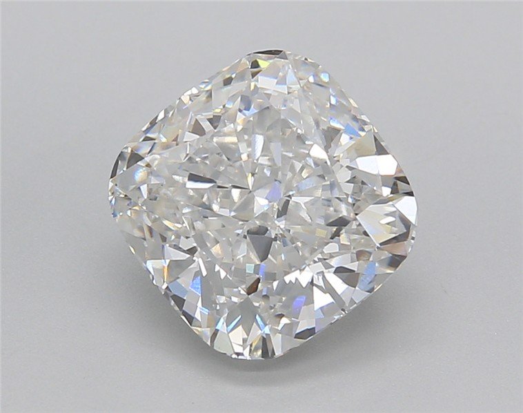 3.51ct F VVS2 Rare Carat Ideal Cut Cushion Lab Grown Diamond