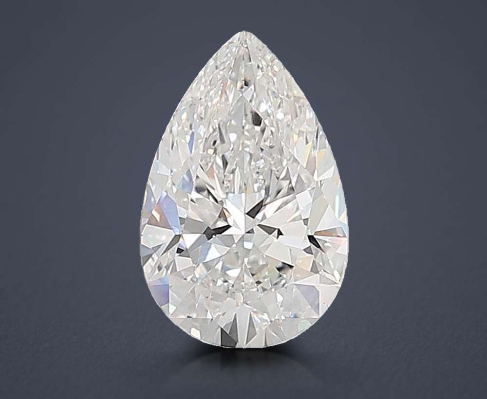 5.52 Carat Pear Lab Diamond