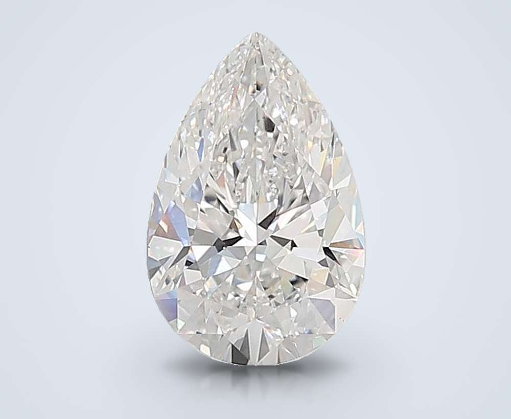 5.52 Carat Pear Lab Diamond
