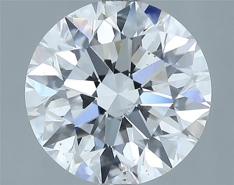 3.01ct D SI2 Rare Carat Ideal Cut Round Diamond