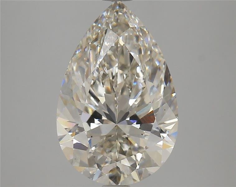 4.13ct I VS1 Rare Carat Ideal Cut Pear Lab Grown Diamond