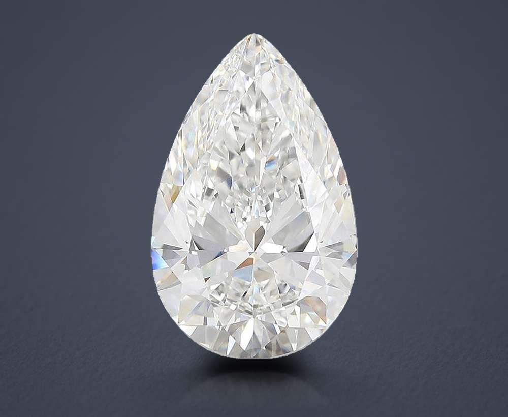 7.01 Carat Pear Lab Diamond