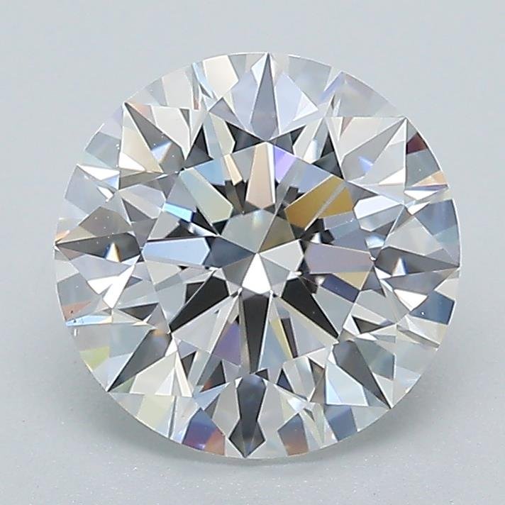 2.02ct D VS2 Rare Carat Ideal Cut Round Lab Grown Diamond