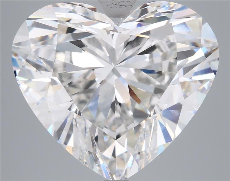 10.10ct F VVS2 Excellent Cut Heart Lab Grown Diamond