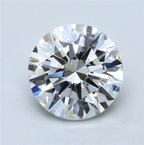 3.11ct H VVS2 Rare Carat Ideal Cut Round Diamond
