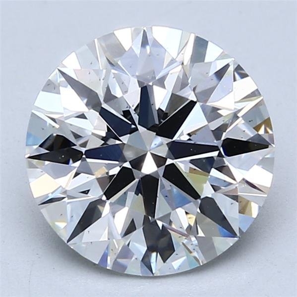 3.00ct F SI1 Rare Carat Ideal Cut Round Lab Grown Diamond