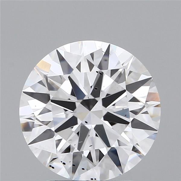 3.16ct E SI1 Rare Carat Ideal Cut Round Lab Grown Diamond