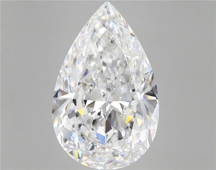 10.95ct D VVS1 Rare Carat Ideal Cut Pear Diamond