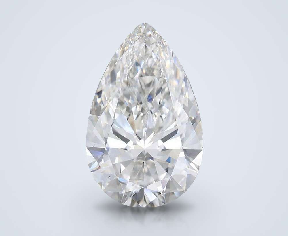 5.33 Carat Pear Lab Diamond