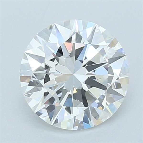 2.51ct E VS2 Excellent Cut Round Lab Grown Diamond