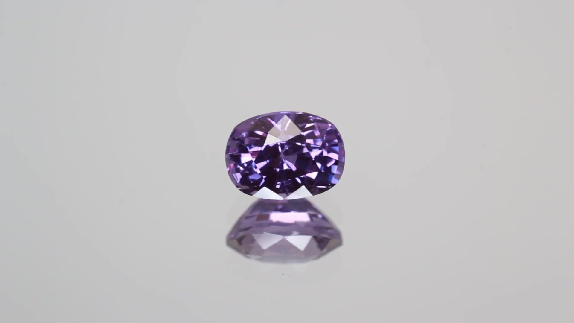 1.19 Carat Purple Oval Sapphire
