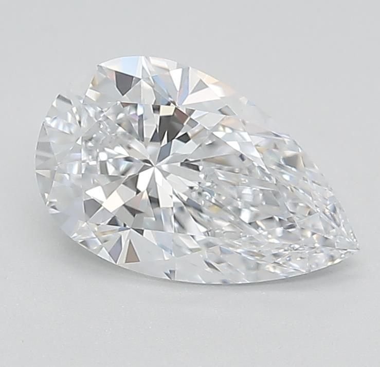 1.12ct E VVS1 Rare Carat Ideal Cut Pear Lab Grown Diamond